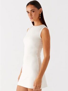 Peppermayo Shai Pearl Mini Dress - Ivory size 10 NWT
